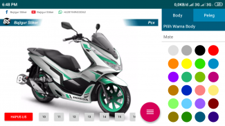 Modifikasi cat, skotlet & stiker motor pcx screenshot 1