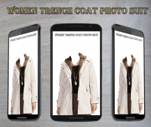 Women Trench coat Photo Suit screenshot 2