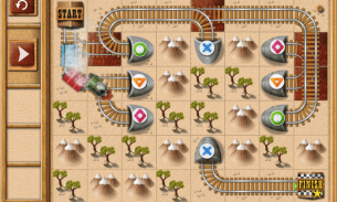 Rail Maze: un rompecabezas de trenes screenshot 1