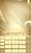 Gold Keyboard for Galaxy S6 screenshot 1