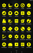Yellow and Black Icon Pack screenshot 5