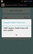 Glasgow Salah Times Lite screenshot 0