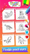 Dinosaurs coloring for kids screenshot 2