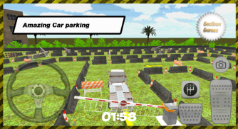 3D Flatbed Car Parking screenshot 1