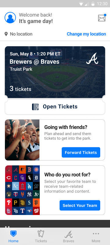 MLB Ballpark app