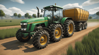 Cargo tractor trolley game screenshot 0