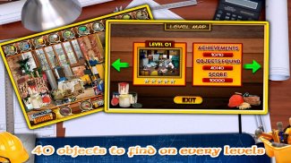 Free New Hidden Object Games Free New Blue Prints screenshot 2