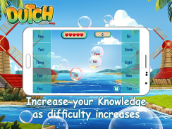 Learn Dutch Bubble Bath Game screenshot 1