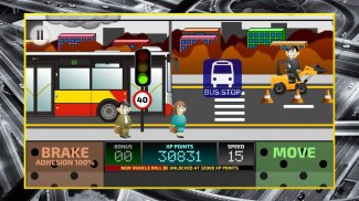 City Bus Driving Simulator 2D - coach driver sim screenshot 6