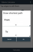 Dijkstra Calculator screenshot 1