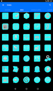 Bright Cyan Icon Pack ✨Free✨ screenshot 9