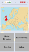 Países da Europa - Os mapas, bandeiras e capitais screenshot 2