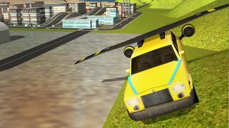 Flying Limo Car Simulator screenshot 2