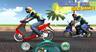 Indonesian Drag Bike Racing - Drag Indonesia 210m screenshot 3