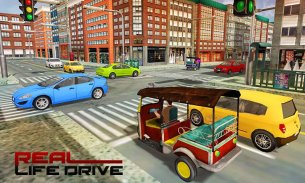 City Taxi Auto Rickshaw Game screenshot 1