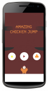 Ninja Chicken Invader Jump Up screenshot 1