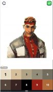 Fortnite Color By Number art pixel 2d 3d screenshot 1