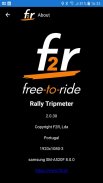 F2R Rally Tripmeter screenshot 1
