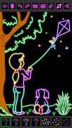 Magical Drawing Glow - Kids Game screenshot 0