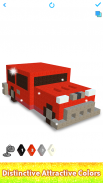 Cars 3D Color by Number - Voxel, Puzzle Coloring screenshot 0