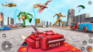 Police Tank Robot Transform 3d screenshot 7