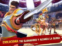 Gladiator Hero Clash: Juego de lucha y estrategia screenshot 3