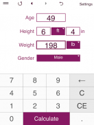 TDEE + BMR + BMI Calculator screenshot 4