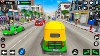 Police Tuk Tuk Rickshaw Gangster Chase Games screenshot 3