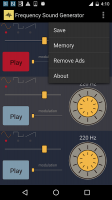 Frequency Sound Generator Screen