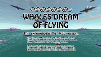 VR Whales Dream of Flying FREE screenshot 3