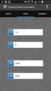 easy Aspect Ratio Calculator screenshot 1