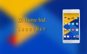 Z6 Launcher e Tema screenshot 1