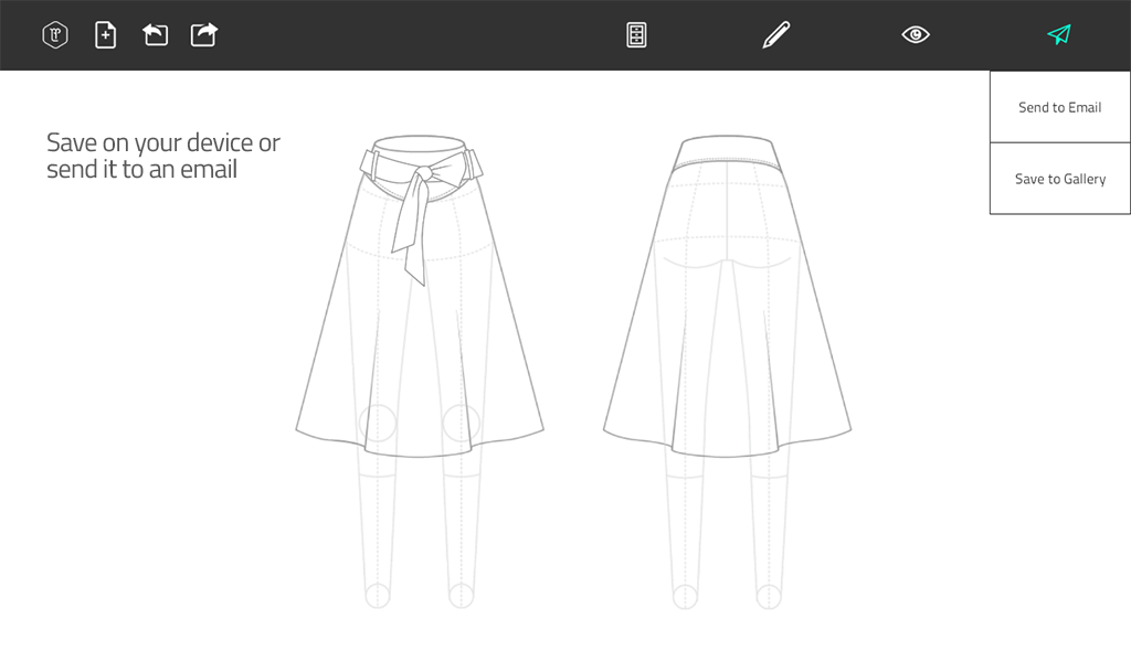 How to draw garment flat sketches — Points of Measure