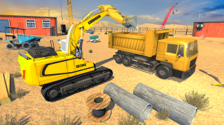 Excavadora pesada Ciudad Construcción Sim 2019 screenshot 2