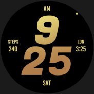 Beauty Sand Bold Watch Face screenshot 2