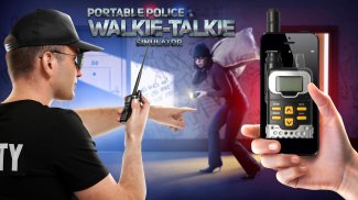 Walkie-talkie portable police screenshot 0