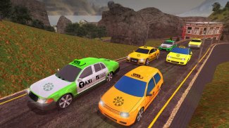 3D Taxi Driver - Hill Station screenshot 2