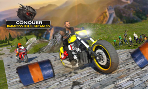 Dragon Road Stunt Bike Challenge: Extreme Offroad screenshot 0