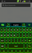 Color Keyboard Neon Green Free screenshot 5