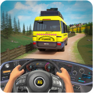 Minibus Driving Coach Bus Game screenshot 0