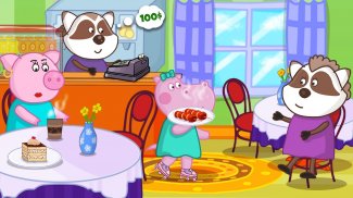 Kids cafe. Funny kitchen game screenshot 2