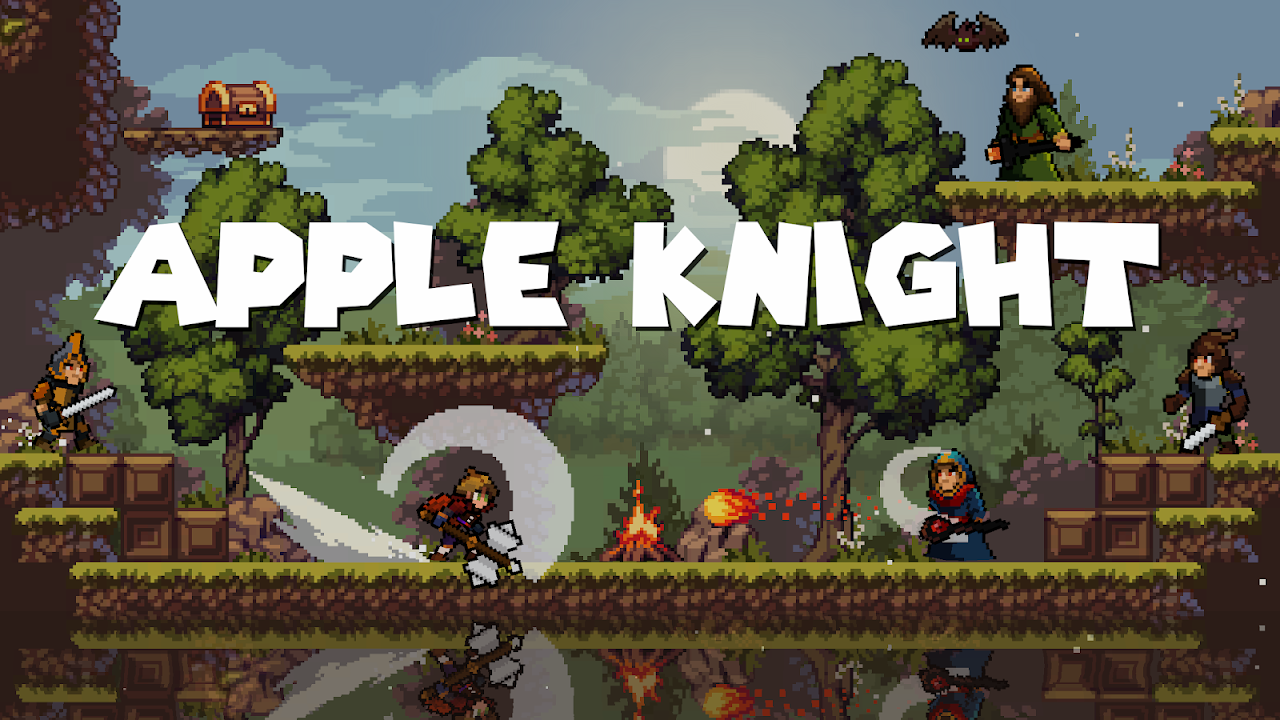 دانلود Apple Knight: Action Platformer v2.1.4 + Mod - بازی م