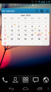 GO Calendar Widget screenshot 0