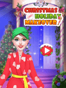 Christmas Girl : Makeup Salon Games For Girls screenshot 1