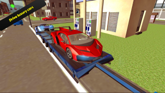 Luxury Car Transporter 3D screenshot 1