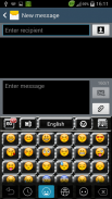 Schwarze elegante Tastatur screenshot 3