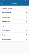 Math Formulas & Dictionary screenshot 1