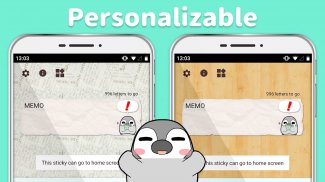 Pesoguin Memo Pad Penguin note screenshot 1