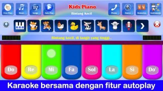 Kids Piano Indonesia screenshot 1