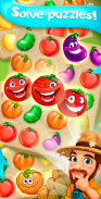 Funny Farm match 3 Puzzle game! screenshot 2